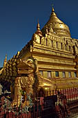 Bagan Myanmar. Shwezigon pagoda.  